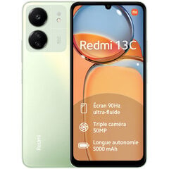 Xiaomi Redmi 13C 8/256 ГБ Clover Green цена и информация | Мобильные телефоны | pigu.lt