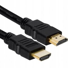 Кабель HDMI - HDMI 2.0 4K HDTV 1 м цена и информация | Кабели и провода | pigu.lt