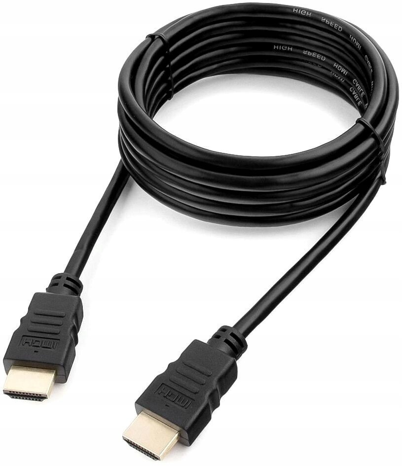 HDMI kabelis - HDMI High Speed 4K HDTV 3 m kaina ir informacija | Kabeliai ir laidai | pigu.lt