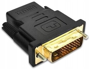 DVI 24+1pin į HDMI adapteris kaina ir informacija | Kabeliai ir laidai | pigu.lt