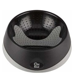 LICKI MAT - Dog Bowl Oral Hygiene Bowl L Black Ø27X9Cm - (645.5220) kaina ir informacija | Dubenėliai, dėžės maistui | pigu.lt