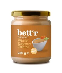 Tamsi sezamų pasta Tahini bett'r, 250g kaina ir informacija | Padažai | pigu.lt