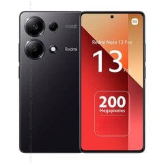 Xiaomi Redmi Note 13 Pro 12|512GB 4G DS NFC Midnight Black цена и информация | Мобильные телефоны | pigu.lt