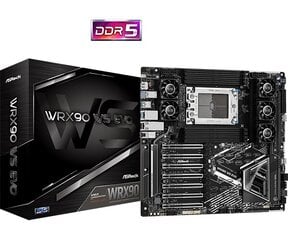 ASRock WRX90 WS EVO kaina ir informacija | Pagrindinės plokštės | pigu.lt