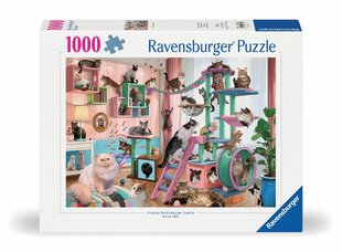 galvosūkis ravensburger 1000 vnt kačiuko kambarys rojus kaina ir informacija | Dėlionės (puzzle) | pigu.lt