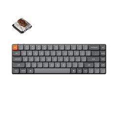 Keychron K7 Max Gateron Brown Belaidė Klaviatūra kaina ir informacija | Klaviatūros | pigu.lt