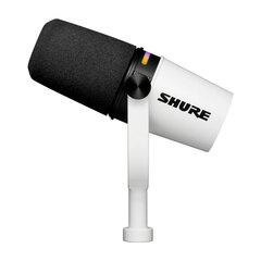 Shure MV7+-W - mikrofonas su XLR/USB-C jungtimi, baltos spalvos цена и информация | Микрофоны | pigu.lt