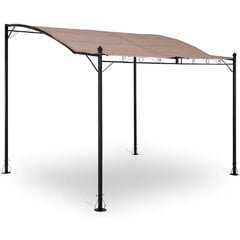 Садовый навес, отдельно стоящая беседка, UNI_GAZEBO_ 3X2,5T1, 2,6 м. x 3 м. x 2,5 м., бежевый цена и информация | Беседки, навесы, тенты | pigu.lt