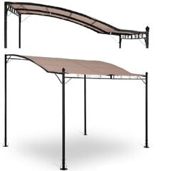 Садовый навес, отдельно стоящая беседка, UNI_GAZEBO_ 3X2,5T1, 2,6 м. x 3 м. x 2,5 м., бежевый цена и информация | Беседки, навесы, тенты | pigu.lt