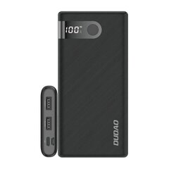 Аккумулятор питания, Dudao K9Pro1, 10000 мАч., 2x USB, USB-C micro, USB, 2A с LED дисплеем, черный цена и информация | Зарядные устройства Power bank | pigu.lt