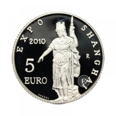 5 Eur (18 g) sidabrinė PROOF moneta Shanghai Expo, San Marinas 2010 цена и информация | Инвестиционное золото, серебро | pigu.lt