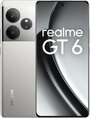 Realme GT6 5G 16/512GB Fluid Silver kaina ir informacija | Mobilieji telefonai | pigu.lt