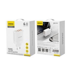 Dudao A5HEU tinklo įkroviklis 3x USB-A 1x USB-C PD20W - baltas kaina ir informacija | Krovikliai telefonams | pigu.lt