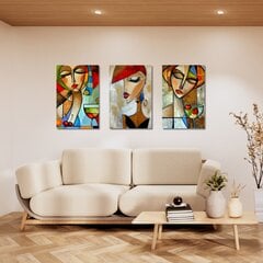 Paveikslų rinkinys MODERNAS 2 - 3 vnt. 150 x 100 cm цена и информация | Репродукции, картины | pigu.lt