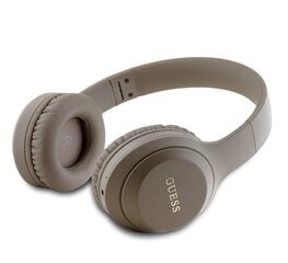 Guess Classic Silver Logo Bluetooth Stereo Headphone Brown kaina ir informacija | Ausinės | pigu.lt