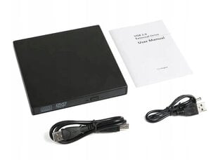 CD-R/DVD-ROM/RW disko išorinis USB rašytuvas kaina ir informacija | Optiniai įrenginiai | pigu.lt