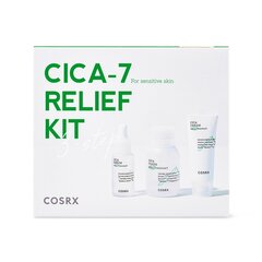 COSRX CICA-7 Relief Kit_CICA bandomasis rinkinys (3 žingsniai) kaina ir informacija | Veido kaukės, paakių kaukės | pigu.lt