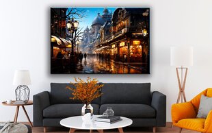 Paveikslas Ant Drobės naktinis meno švyturys 70x50 cm цена и информация | Репродукции, картины | pigu.lt