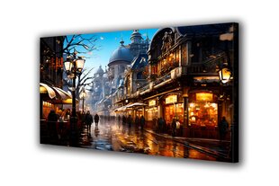 Paveikslas Ant Drobės meno nakties švyturys 90x60 cm цена и информация | Репродукции, картины | pigu.lt