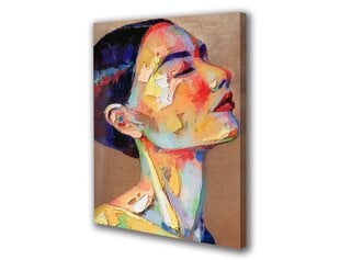 Paveikslas Ant Drobės moters veido menas 50x70 cm цена и информация | Репродукции, картины | pigu.lt