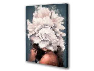 Paveikslas Ant Drobės gėlės plaukuose 50x70 cm kaina ir informacija | Reprodukcijos, paveikslai | pigu.lt