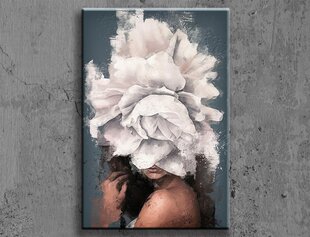 Paveikslas Ant Drobės gėlės plaukuose 50x70 cm kaina ir informacija | Reprodukcijos, paveikslai | pigu.lt