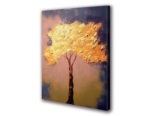 Paveikslas Ant Drobės meno medžių auksas 20x30 cm цена и информация | Репродукции, картины | pigu.lt