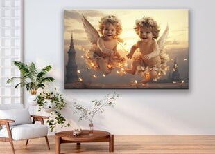 Paveikslas Ant Drobės angelų vaikai 70x50 cm цена и информация | Репродукции, картины | pigu.lt