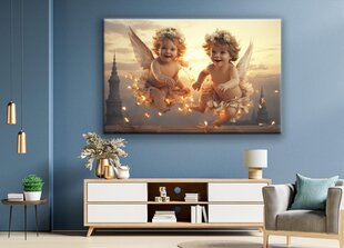 Paveikslas Ant Drobės angelų vaikai 100x70 cm цена и информация | Репродукции, картины | pigu.lt