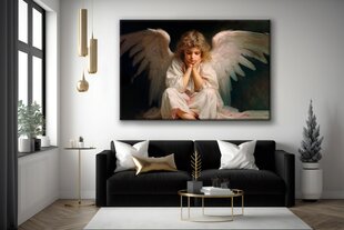 Paveikslas Ant Drobės vaikas angelas 90x60 cm цена и информация | Репродукции, картины | pigu.lt