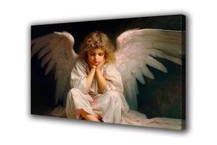 Paveikslas Ant Drobės vaikas angelas 100x70 cm цена и информация | Репродукции, картины | pigu.lt