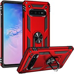 Гибридный чехол Verco Hybrid Armor Shield для Samsung Galaxy S10, красный цена и информация | Чехлы для телефонов | pigu.lt