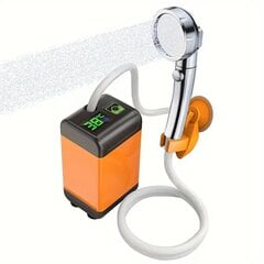 Elektrinis vandens pompa lauko dušas su galvute/maišytuvu Tech Zone oranžinė  ir juoda, DN86017 kaina ir informacija | Dušo komplektai ir panelės | pigu.lt