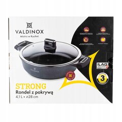 Сковорода традиционная Valdinox Strong 28 см с антипригарным покрытием цена и информация | Cковородки | pigu.lt
