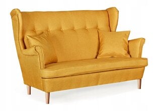 Ari skandinaviška sofa lova neatsilenkia Šeimos baldai geltonas melionas цена и информация | Кровати | pigu.lt