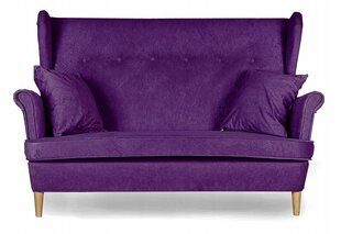 Ari skandinaviška sofa lova neatsilenkia Šeimos baldai violetinės spalvos цена и информация | Кровати | pigu.lt