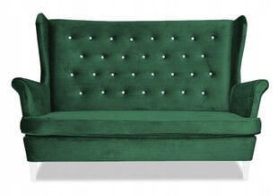 Diana Skandinaviška sofa-lova neatsilenkianti Šeimos baldai batų žalios spalvos цена и информация | Кровати | pigu.lt