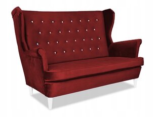 Ushak sofa Diana Skandinaviški nesulankstomi šeimos baldai raudona цена и информация | Кровати | pigu.lt