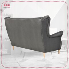 Ushak sofa Zoja Skandinaviški nesulankstomi šeimos baldai graphite цена и информация | Кровати | pigu.lt