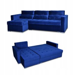 Varius sofa-lova su miegamąja funkcija Šeimos baldai kampinė sofa velvet velvet kaina ir informacija | Lovos | pigu.lt