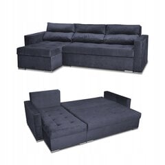 Varius sofa lova su miegamąja funkcija Šeimos baldai kampinė sofa lova pilkas veliūras цена и информация | Кровати | pigu.lt