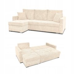 "Bonito" miegamoji sofa-lova su miegamąja funkcija "Family Furniture corduroy beige kaina ir informacija | Lovos | pigu.lt
