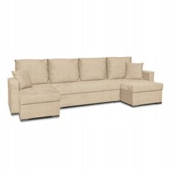 "Bella BIG" sofa-lova su miegamąja funkcija Šeimos baldai smėlio spalvos цена и информация | Кровати | pigu.lt