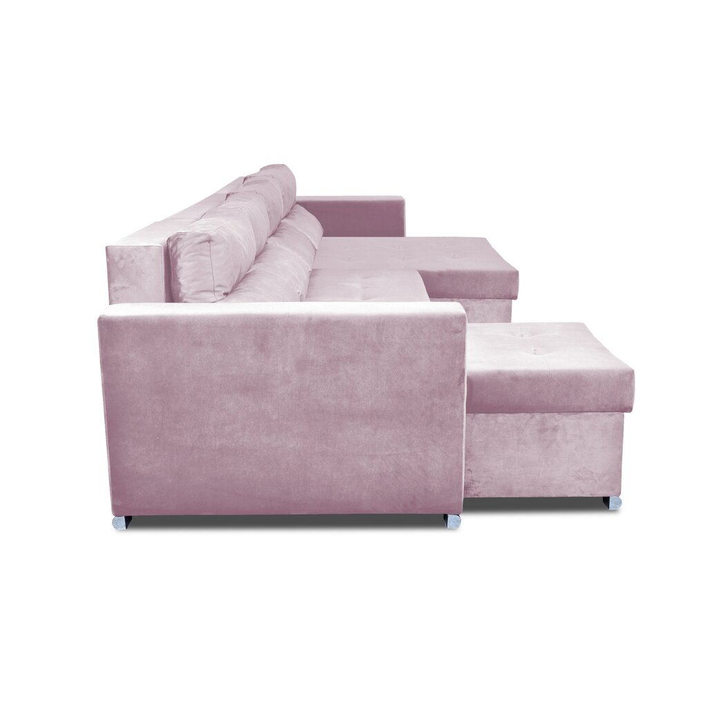 Varius BIG sofa lova f miegamieji konteineriai Šeimos baldai powder pink kaina ir informacija | Lovos | pigu.lt