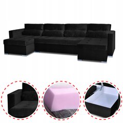 Varius BIG sofa-lova su miegamąja zona konteineriai Šeimos baldai grafito spalvos цена и информация | Кровати | pigu.lt