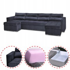 Varius BIG sofa lova f miegamieji konteineriai Šeimos baldai juodi цена и информация | Кровати | pigu.lt