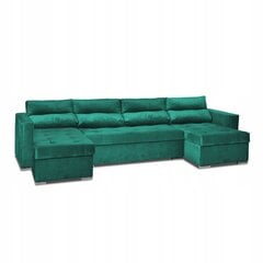 Varius BIG sofa lova f miegamieji konteineriai Šeimos baldai žalias velu цена и информация | Кровати | pigu.lt