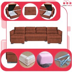 Varius BIG sofa lova f miegamieji konteineriai Šeimos baldai rudi цена и информация | Кровати | pigu.lt