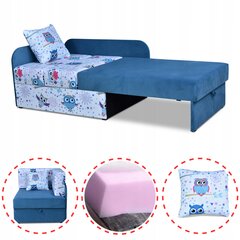 Vaikiška sofa-lova Family meble Bambino, 80x180 cm, mėlyna kaina ir informacija | Vaikiškos lovos | pigu.lt