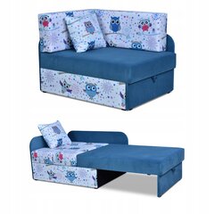 Vaikiška sofa-lova Family meble Bambino, 80x180 cm, mėlyna kaina ir informacija | Vaikiškos lovos | pigu.lt